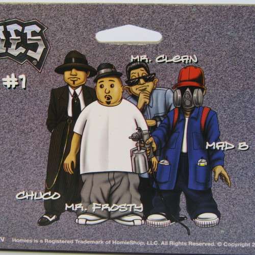 Homies Set #1 pack of 4 figurines - 1/24 scale collectible figurine set