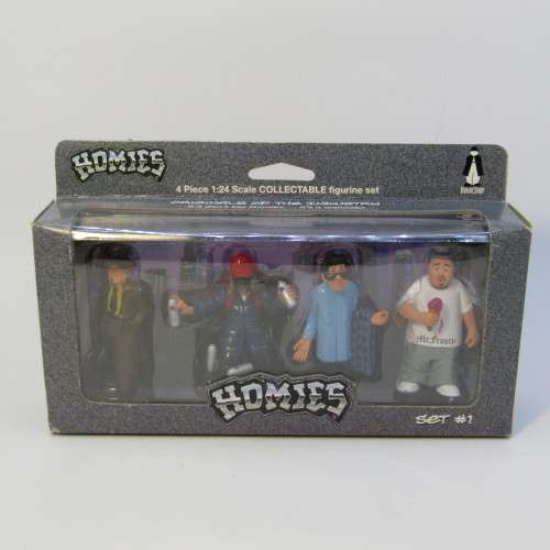 Homies Set #1 pack of 4 figurines - 1/24 scale collectible figurine set