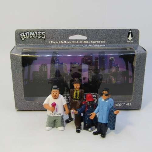 Homies Set #1 pack of 4 figurines - 1/24 scale collectible figurine set