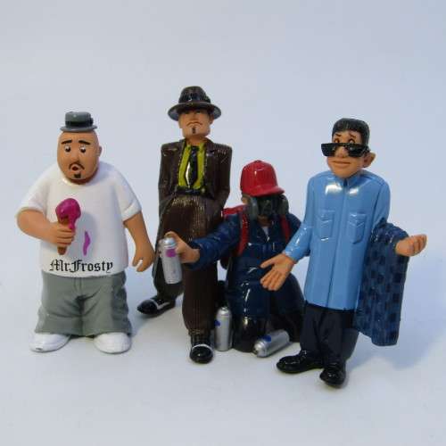 Homies Set #1 pack of 4 figurines - 1/24 scale collectible figurine set