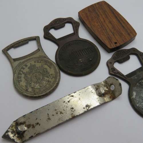 Lot of 5 vintage bottle openers