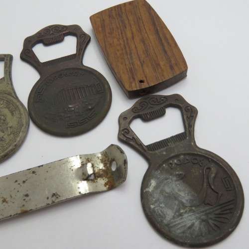 Lot of 5 vintage bottle openers