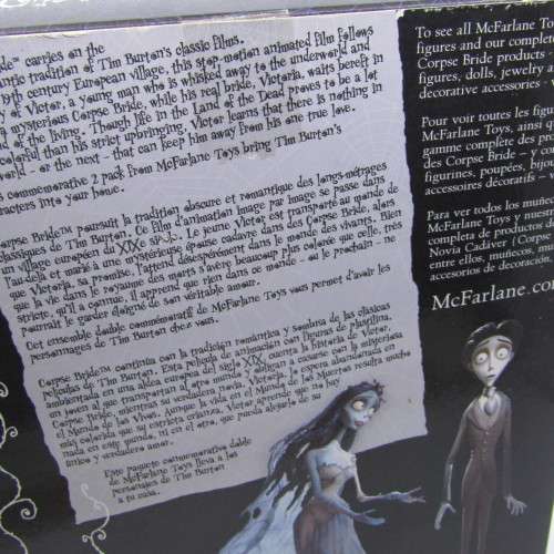 McFarlane Toys Tim Burton`s Corpse Bride and Victor figurines - Commemorative 2-pack for DVD release