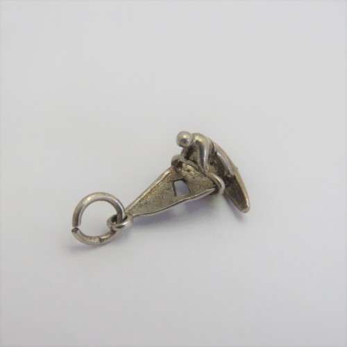 Silver charm windsurfer