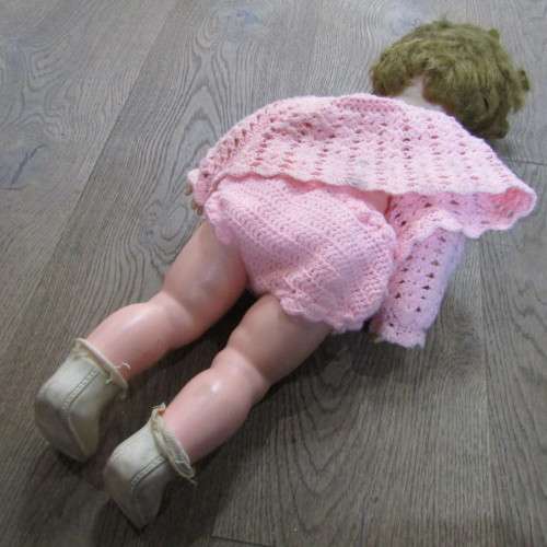 Vintage plastic and rubber doll - 64cm