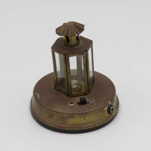 Brass LED mini lantern