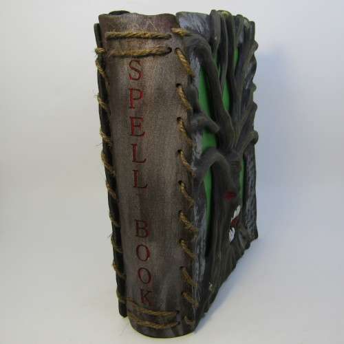 Halloween Haunted spell book with lights and sounds