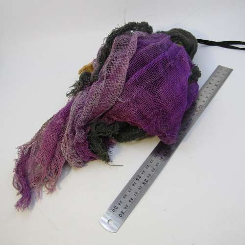 Halloween hanging witch figurine with sound and lights