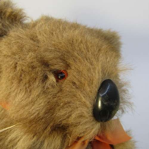 Vintage Musical Koala bear stuffed plush toy - one hand missing