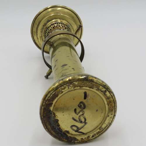 Antique G.V Harnisch EFTF Grundlagt 1842 Ships lantern - Brass with glass funnel