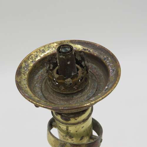 Antique G.V Harnisch EFTF Grundlagt 1842 Ships lantern - Brass with glass funnel