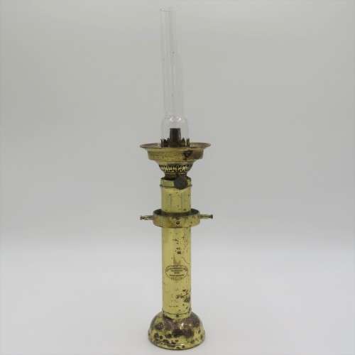 Antique G.V Harnisch EFTF Grundlagt 1842 Ships lantern - Brass with glass funnel