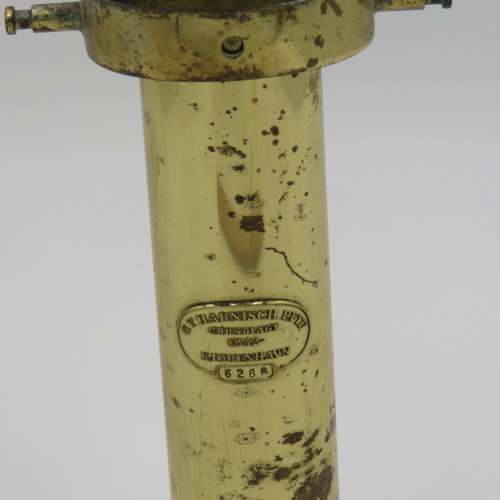 Antique G.V Harnisch EFTF Grundlagt 1842 Ships lantern - Brass with glass funnel