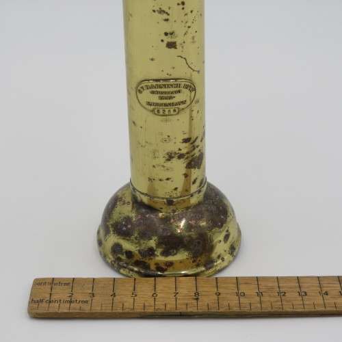 Antique G.V Harnisch EFTF Grundlagt 1842 Ships lantern - Brass with glass funnel