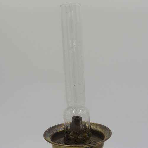 Antique G.V Harnisch EFTF Grundlagt 1842 Ships lantern - Brass with glass funnel
