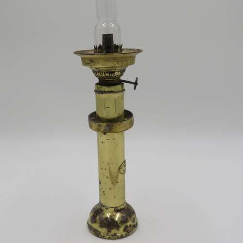 Antique G.V Harnisch EFTF Grundlagt 1842 Ships lantern - Brass with glass funnel
