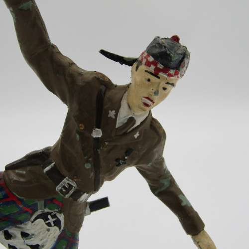 1964 Scottish soldiers - hand grenade thrower - made by Louis Marx and Co. Ltd.