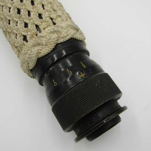 1944 WW2 W Ottawa Military black and brass telescope with very fancy work covering - 51cm