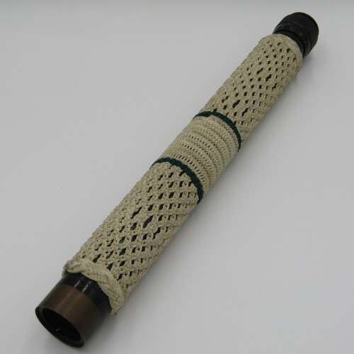 1944 WW2 W Ottawa Military black and brass telescope with very fancy work covering - 51cm