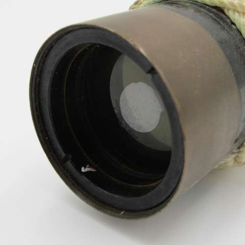 1944 WW2 W Ottawa Military black and brass telescope with very fancy work covering - 51cm
