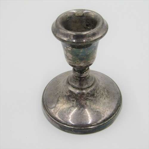 Pair of Lambidis original Silverware candle holders