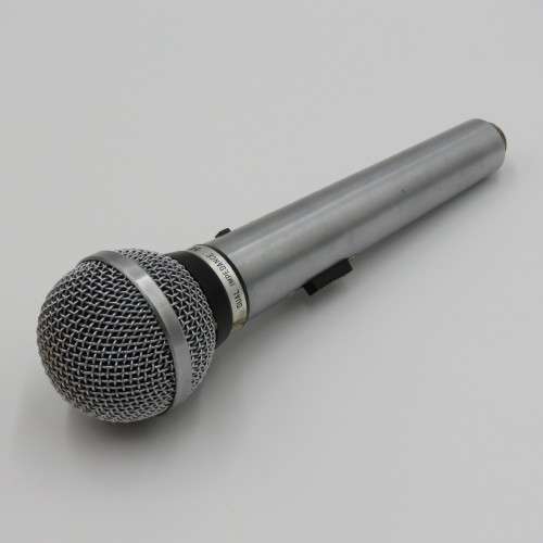 Vintage Hi-Mike UDM-105 Cardioid dynamic microphone in original box
