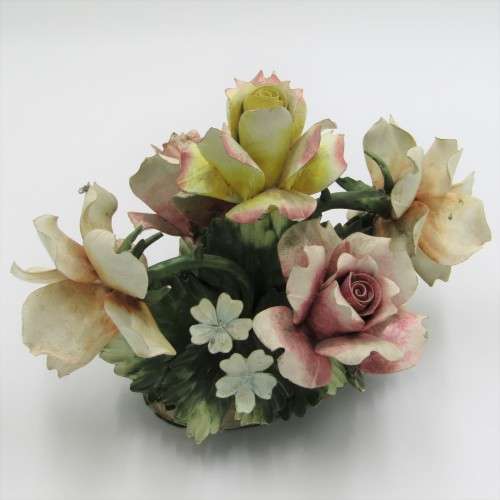 Porcelain Nuova Capodimonte flowers