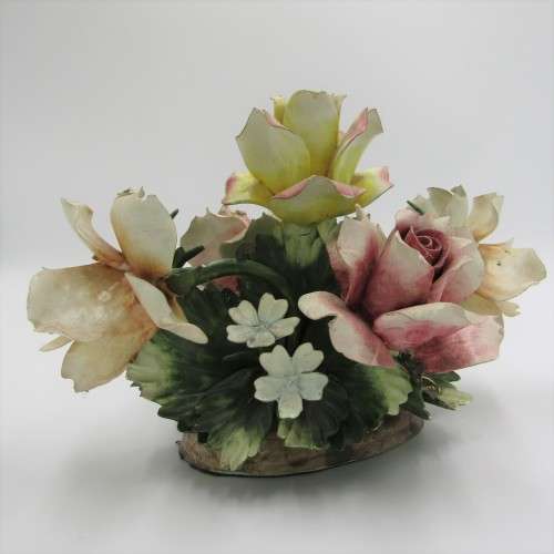 Porcelain Nuova Capodimonte flowers
