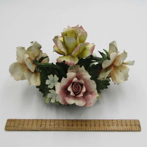 Porcelain Nuova Capodimonte flowers
