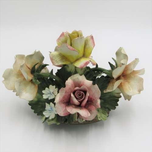Porcelain Nuova Capodimonte flowers