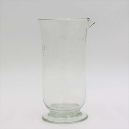 Antique glass measuring cup - 10 Fluid ounce - Used in labs