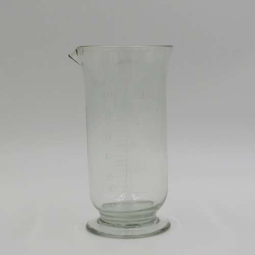 Antique glass measuring cup - 10 Fluid ounce - Used in labs