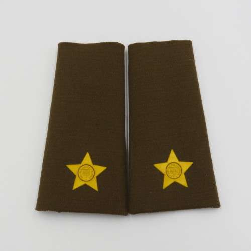 Pair of SADF Second Lieutenant rank epaulettes