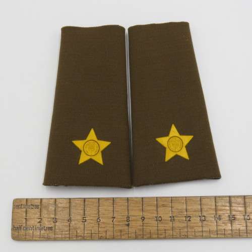 Pair of SADF Second Lieutenant rank epaulettes