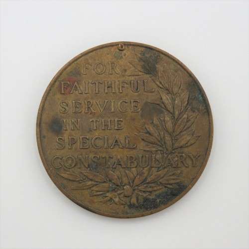 Faithful Service in Constabulary medal Robert G Davies - No Suspender
