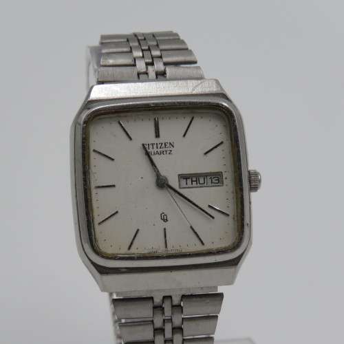 Vintage citizen quartz day/date mens watch - Working