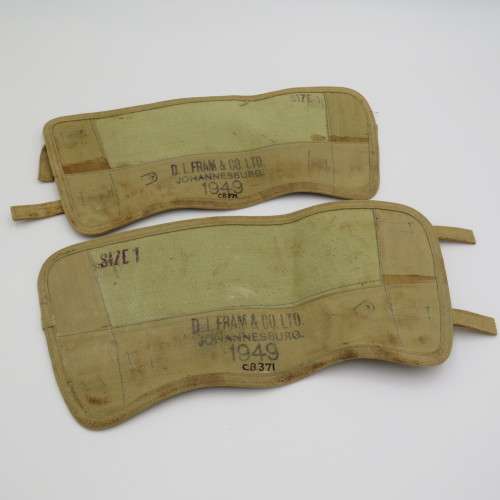 Pair of SA UDF Canvas Puttees by D.I. Fram and Co. 1949 - Size 1