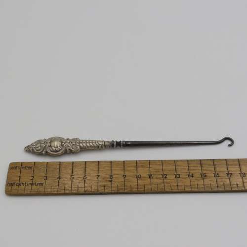 Bootstrap puller with sterling silver handle - Hallmarked - Weight 19,1 g