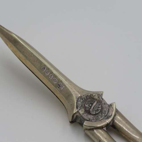 Vintage silverplated grape scissors