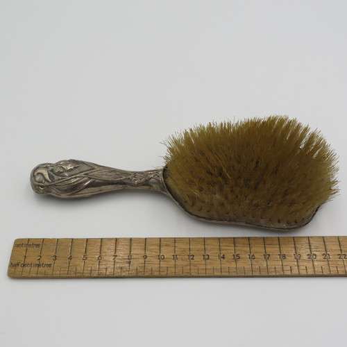 Sterling silver hairbrush - Well used - Total weight 61,9 gram