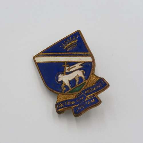 Vintage De Villiers Graaff High School pin badge