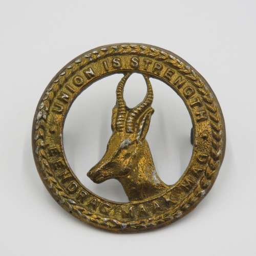 WW1 SA Infantry cap badge - Lead cast copy