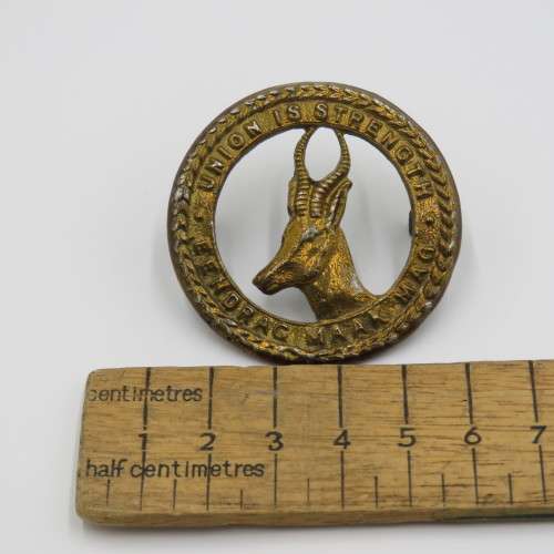 WW1 SA Infantry cap badge - Lead cast copy