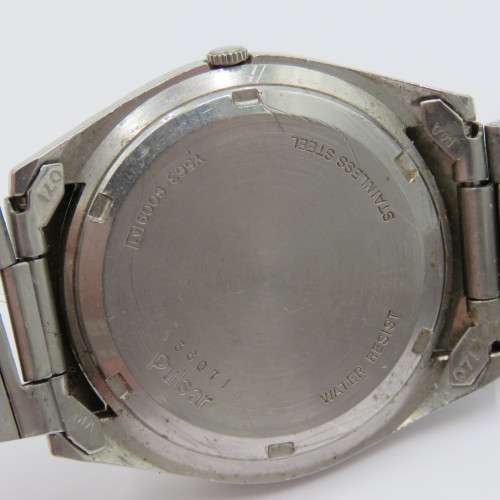 Pulsar Quartz day/date mens watch - Working