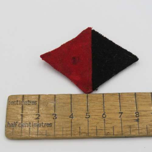 WW2 1st Sherwood Foresters cloth badge