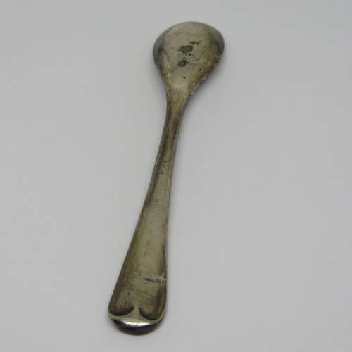 Vintage silverplated salt spoon