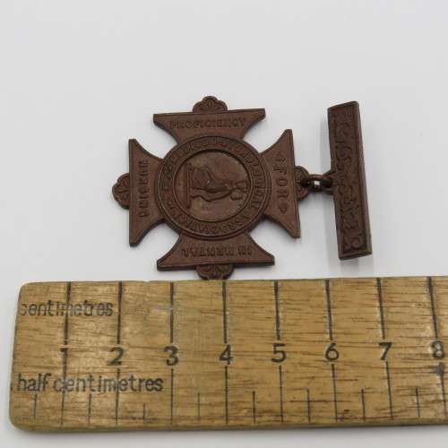 Proficiency in Mental Nursing medal issued to Charles J. Clark