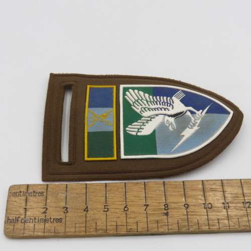 SADF 5 Signals regiment tupperware flash - Left hand side