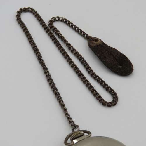 Vintage Westclox Zobo pocketwatch with chain - Not working - Total length of chain 46 cm
