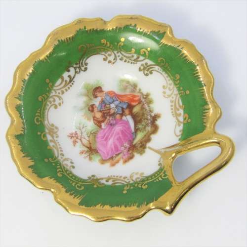 Vintage Limoges porcelain trinket bowl